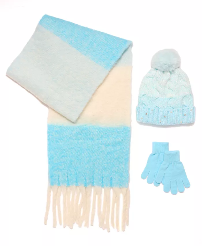 Большой набор для девочек: шапка, перчатки и шарф Inmocean, мультиколор
Большой набор для девочек: шапка, перчатки и шарф Inmocean, мультиколор