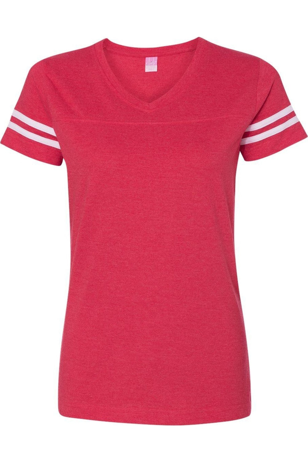 Женская футбольная футболка LAT с V-образным вырезом и тонкой джерси, цвет vintage red/ white
Женская футбольная футболка LAT с V-образным вырезом и тонкой джерси, цвет vintage red/ white