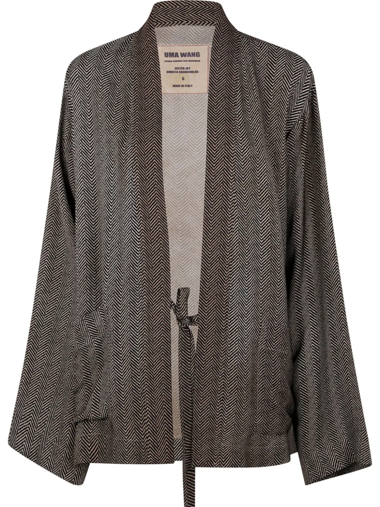 Куртка с узором «ёлочка» от Uma Wang, коричневый
Куртка с узором «ёлочка» от Uma Wang, коричневый