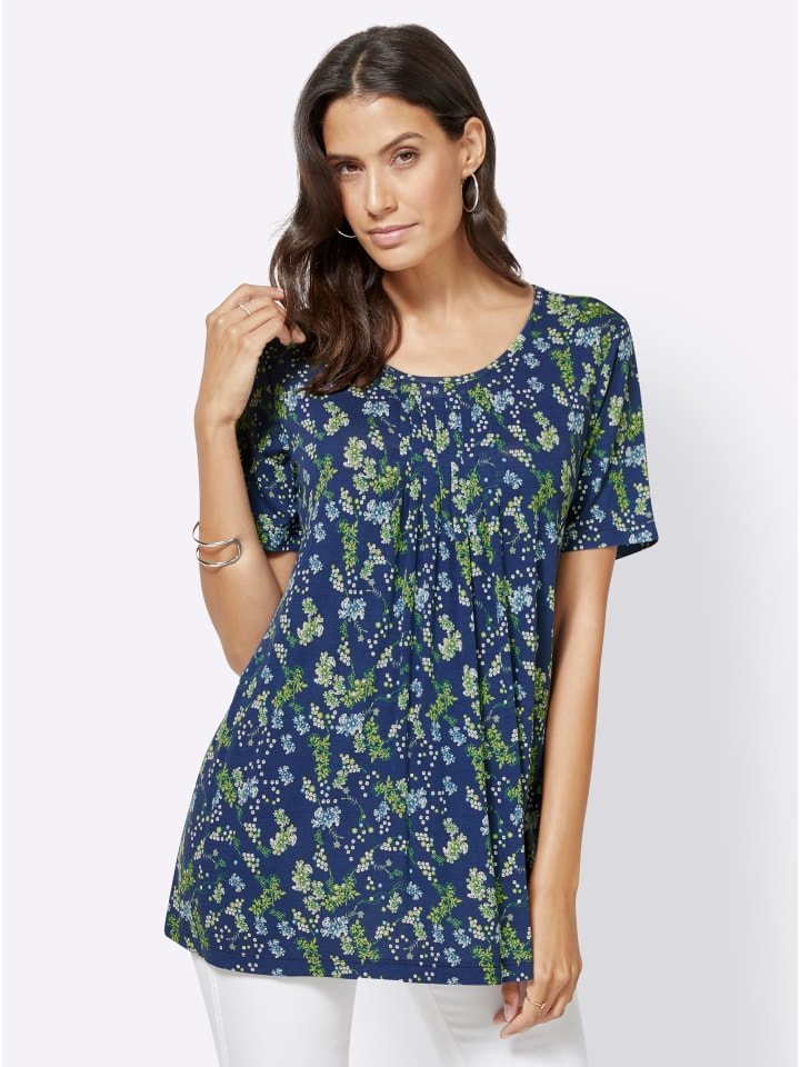 Рубашка-туника с темно-синим принтом WITT WEIDEN
Рубашка-туника с темно-синим принтом WITT WEIDEN