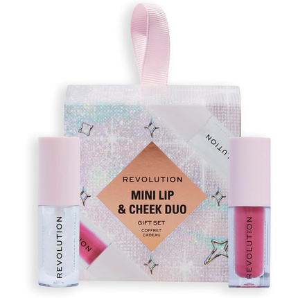Мини-набор для щек и губ, подарочный набор для макияжа на праздник с мини-кремовыми румянами, мини-бомбочкой для губ и украшением, веганский и не тестируется на животных Revolution Beauty
Мини-набор для щек и губ, подарочный набор для макияжа на праздник с мини-кремовыми румянами, мини-бомбочкой для губ и украшением, веганский и не тестируется на животных Revolution Beauty