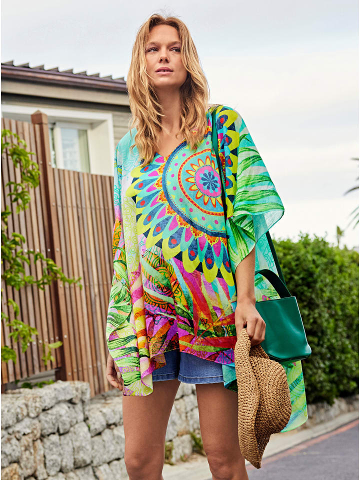 WITT WEIDEN Блузка-слипон с принтом в мятно-зеленых и розовых тонах
WITT WEIDEN Блузка-слипон с принтом в мятно-зеленых и розовых тонах