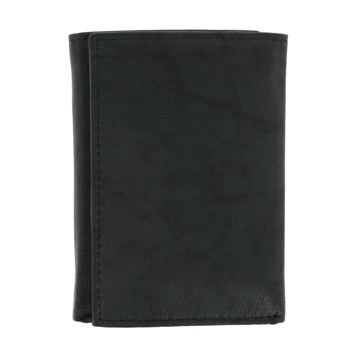 Мужской кожаный кошелек Dakota с RFID-картой в три сложения Buxton, черный
Мужской кожаный кошелек Dakota с RFID-картой в три сложения Buxton, черный