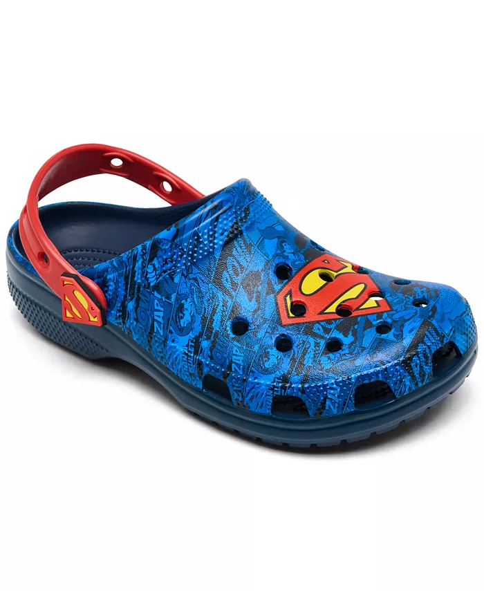 X Супермен Большие детские классические сабо от Finish Line Crocs, мультиколор
X Супермен Большие детские классические сабо от Finish Line Crocs, мультиколор