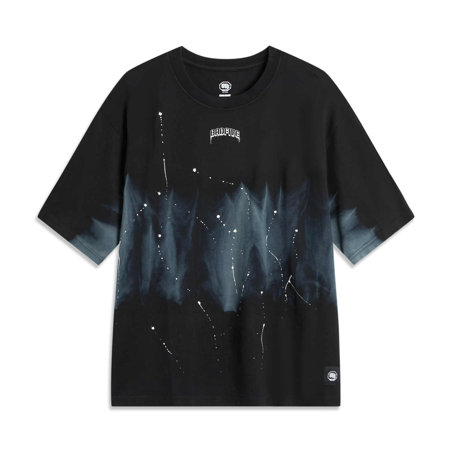 Мужская футболка LiNing Badfive, черная с эффектом тай-дай
Мужская футболка LiNing Badfive, черная с эффектом тай-дай