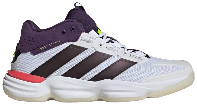 Кроссовки adidas Court Stabil 'White Aurora Metallic Plum', белый
Кроссовки adidas Court Stabil 'White Aurora Metallic Plum', белый