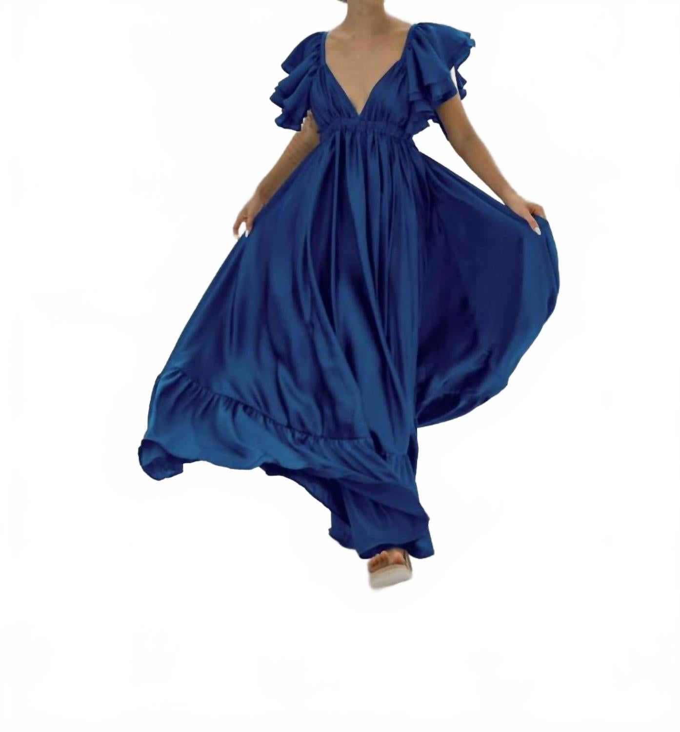 Платье Valeria Maxi в королевском синем Erika Pe√±a
Платье Valeria Maxi в королевском синем Erika Pe√±a