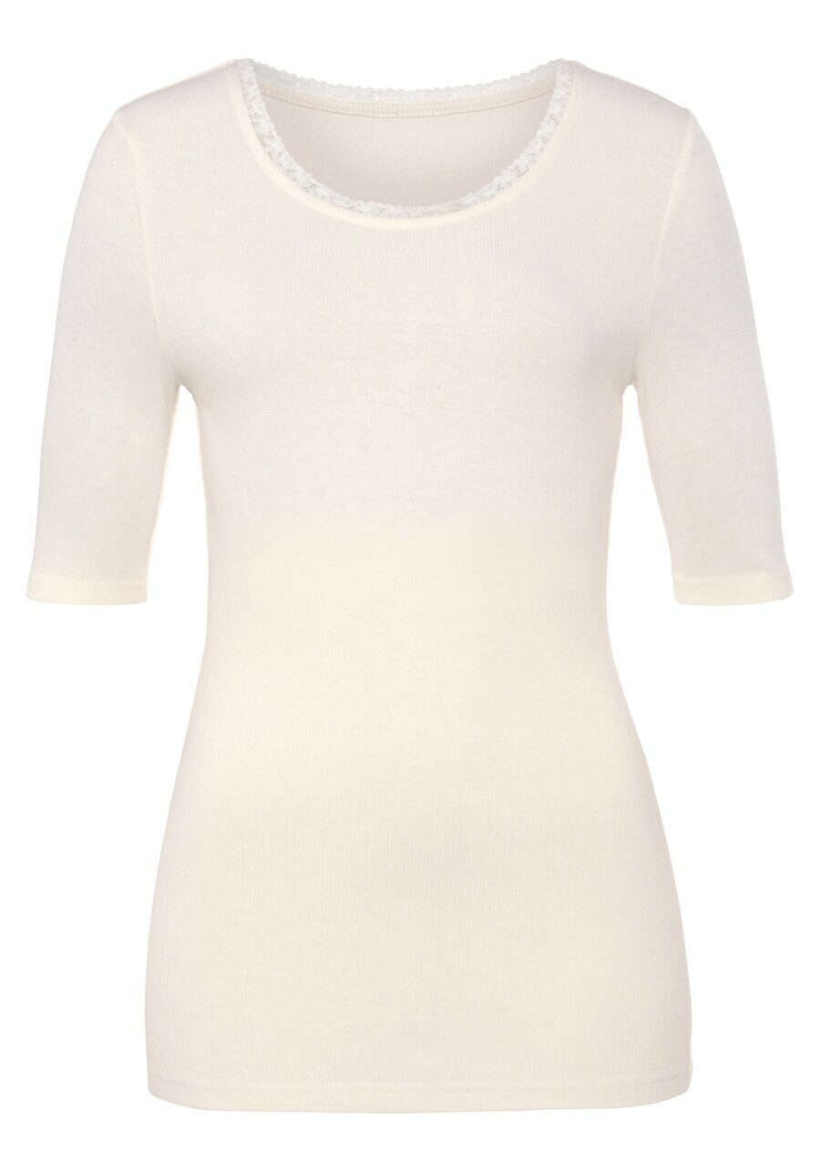 Футболка Lascana, кремовый
Футболка Lascana, кремовый