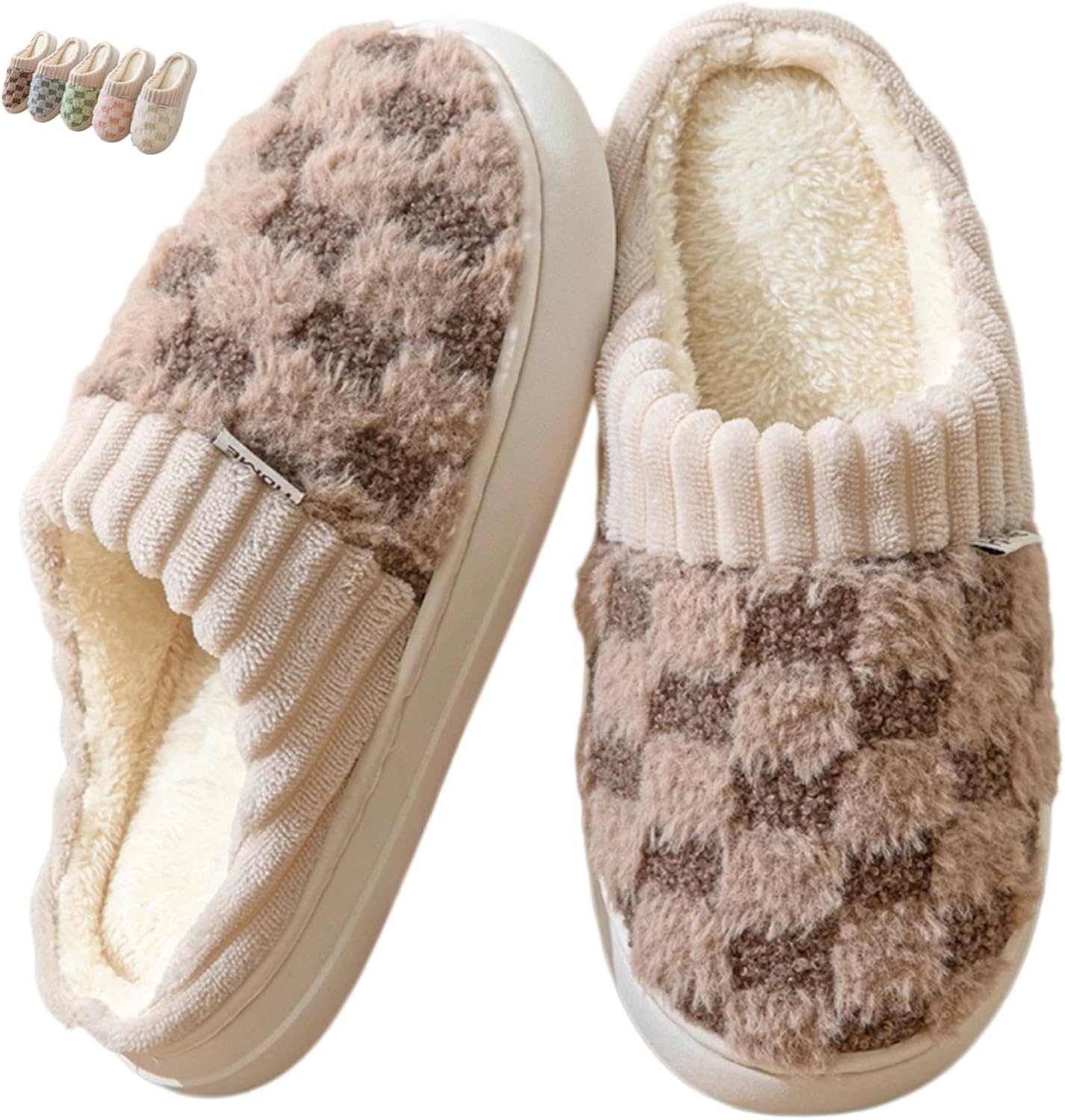 Iwhgrmp Тапочки в клетку для женщин и мужчин, пушистые зимние уютные плюшевые домашние тапочки с теплой уплотненной подошвой, клетчатые хлопковые домашние туфли, надевать легко, хаки
Iwhgrmp Тапочки в клетку для женщин и мужчин, пушистые зимние уютные плюшевые домашние тапочки с теплой уплотненной подошвой, клетчатые хлопковые домашние туфли, надевать легко, хаки