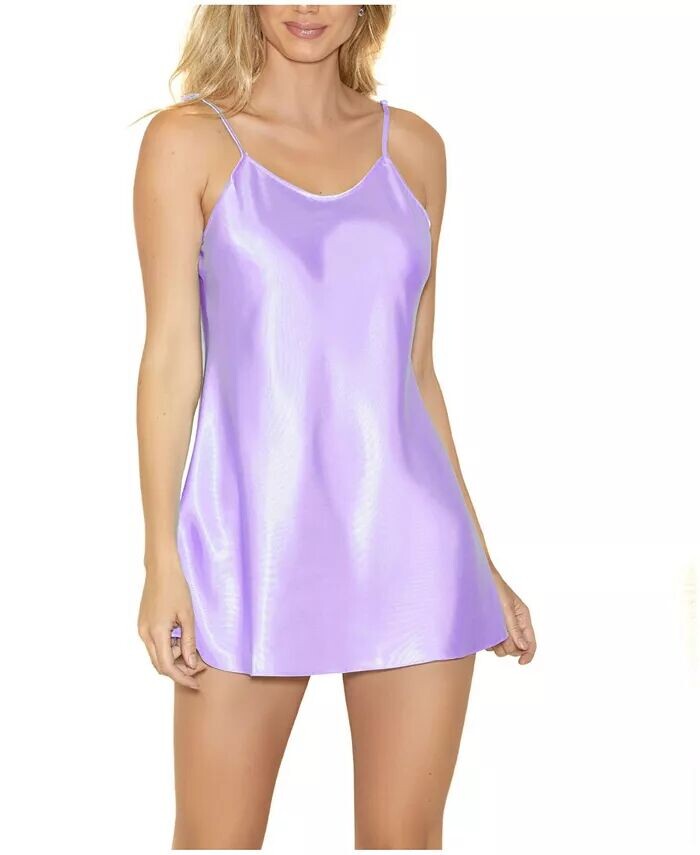 Ультрамягкая атласная сорочка с регулируемыми бретелями iCollection, фиолетовый
Ультрамягкая атласная сорочка с регулируемыми бретелями iCollection, фиолетовый