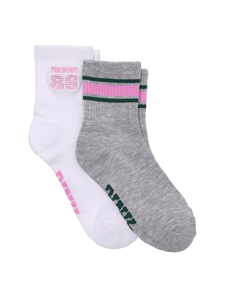 2 пары носков по 1/4 Pink, heather grey/optic white stripe
2 пары носков по 1/4 Pink, heather grey/optic white stripe