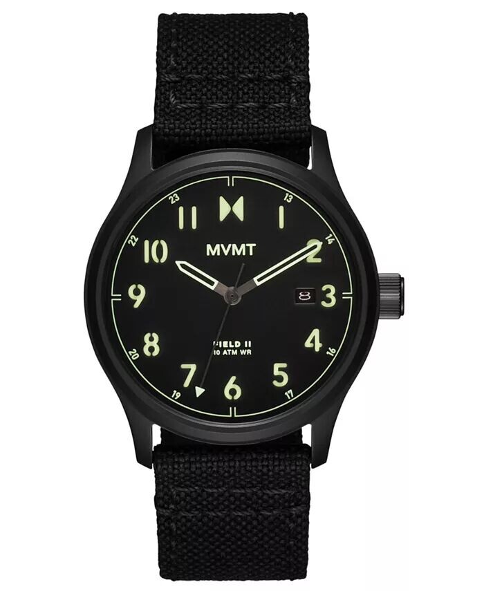 Черные мужские часы Field II из нейлона, 41 мм MVMT, черный
Черные мужские часы Field II из нейлона, 41 мм MVMT, черный