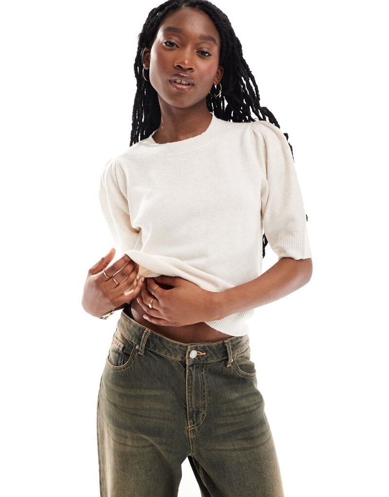 Вязаный джемпер с рукавами 3/4 бежевого цвета ТОЛЬКО ONLY
Вязаный джемпер с рукавами 3/4 бежевого цвета ТОЛЬКО ONLY