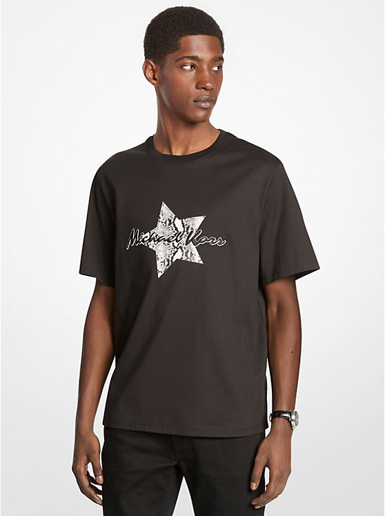 Футболка с графическим принтом из хлопка Michael Kors, черный
Футболка с графическим принтом из хлопка Michael Kors, черный