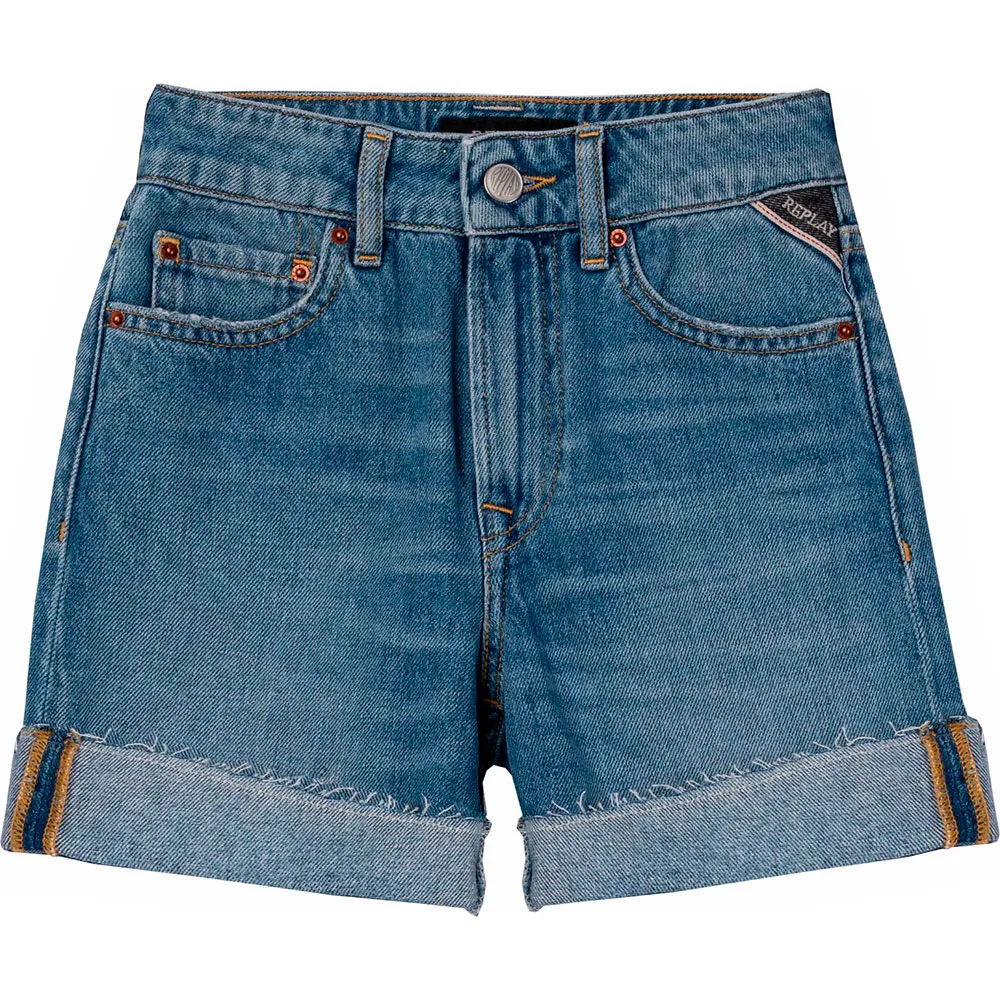 Шорты Replay SG9Z1S.050.830270 denim, синий 
Шорты Replay SG9Z1S.050.830270 denim, синий