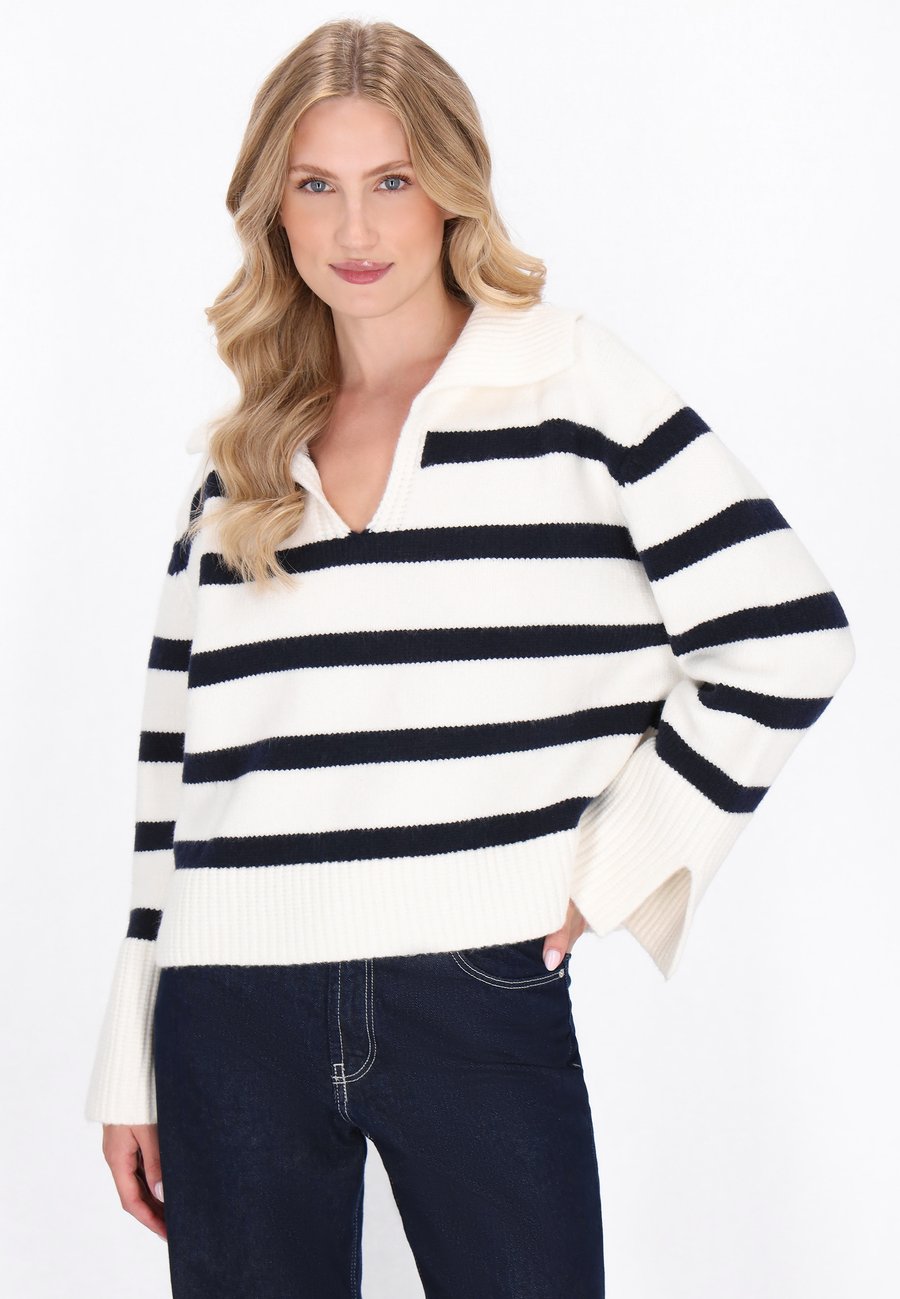 Джемпер DreiMaster Jumper, Offwhite Dark Navy/White
Джемпер DreiMaster Jumper, Offwhite Dark Navy/White