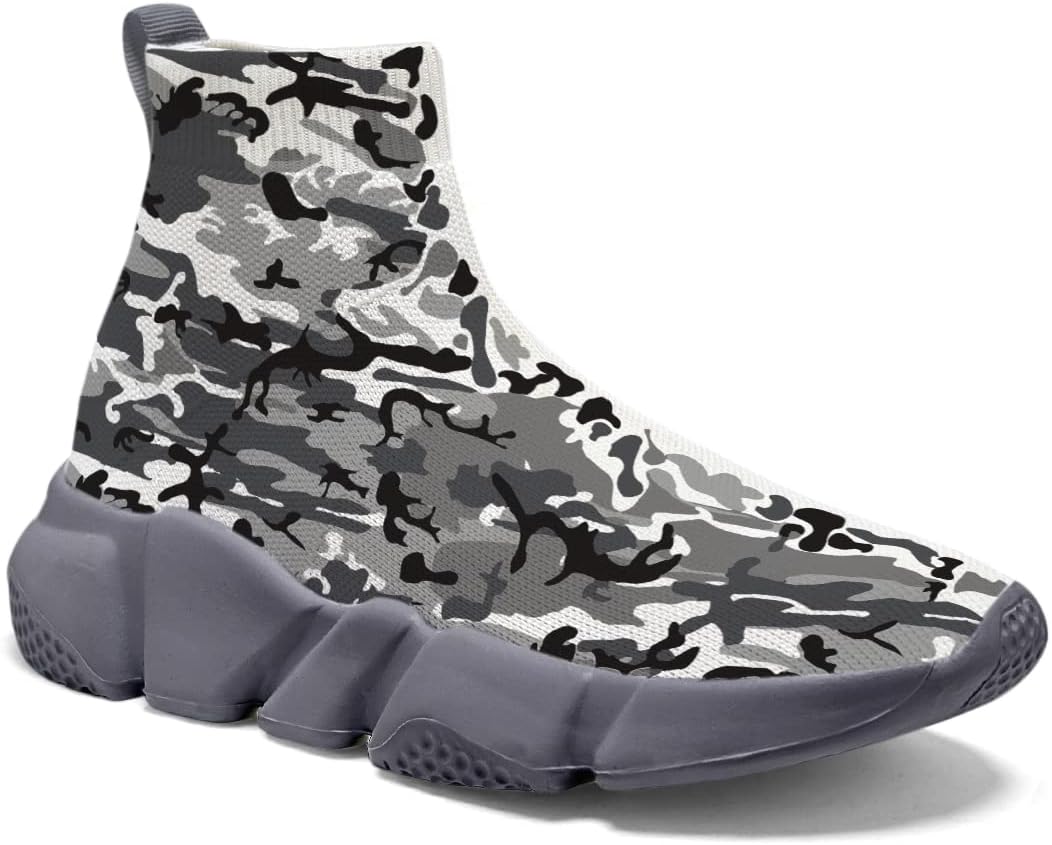 Мужские камуфляжные кроссовки Hetios - легкие дышащие прогулочные кроссовки, носки-кроссовки, спортивные, для повседневной носки и бега, Camouflage-5
Мужские камуфляжные кроссовки Hetios - легкие дышащие прогулочные кроссовки, носки-кроссовки, спортивные, для повседневной носки и бега, Camouflage-5