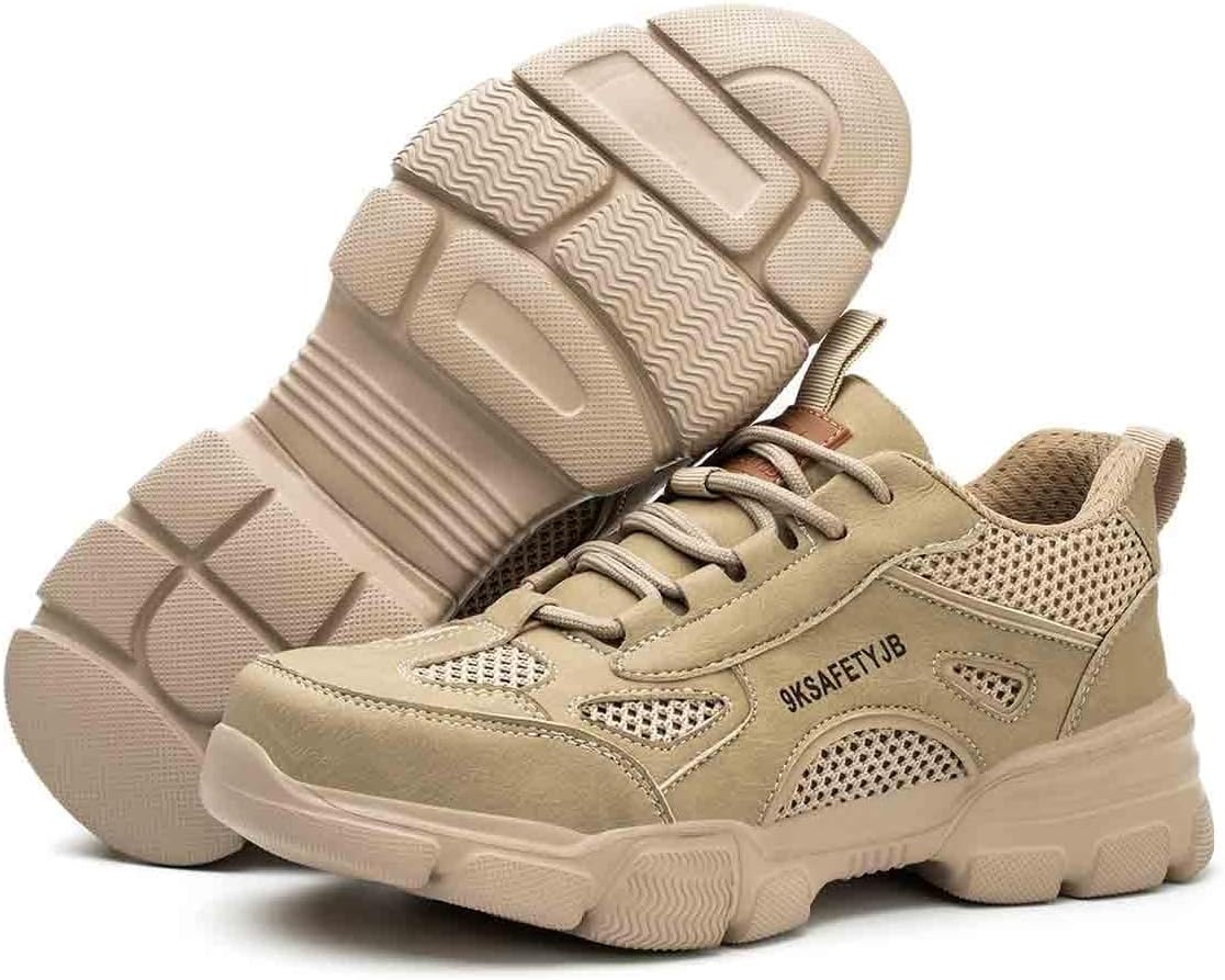 Мужская рабочая защитная обувь, дышащие страховочные ботинки, кроссовки с стальным носком, устойчивые к ударам и проколам, удобная обувь для защиты при активном отдыхе на улице Hancha, бежевый
Мужская рабочая защитная обувь, дышащие страховочные ботинки, кроссовки с стальным носком, устойчивые к ударам и проколам, удобная обувь для защиты при активном отдыхе на улице Hancha, бежевый