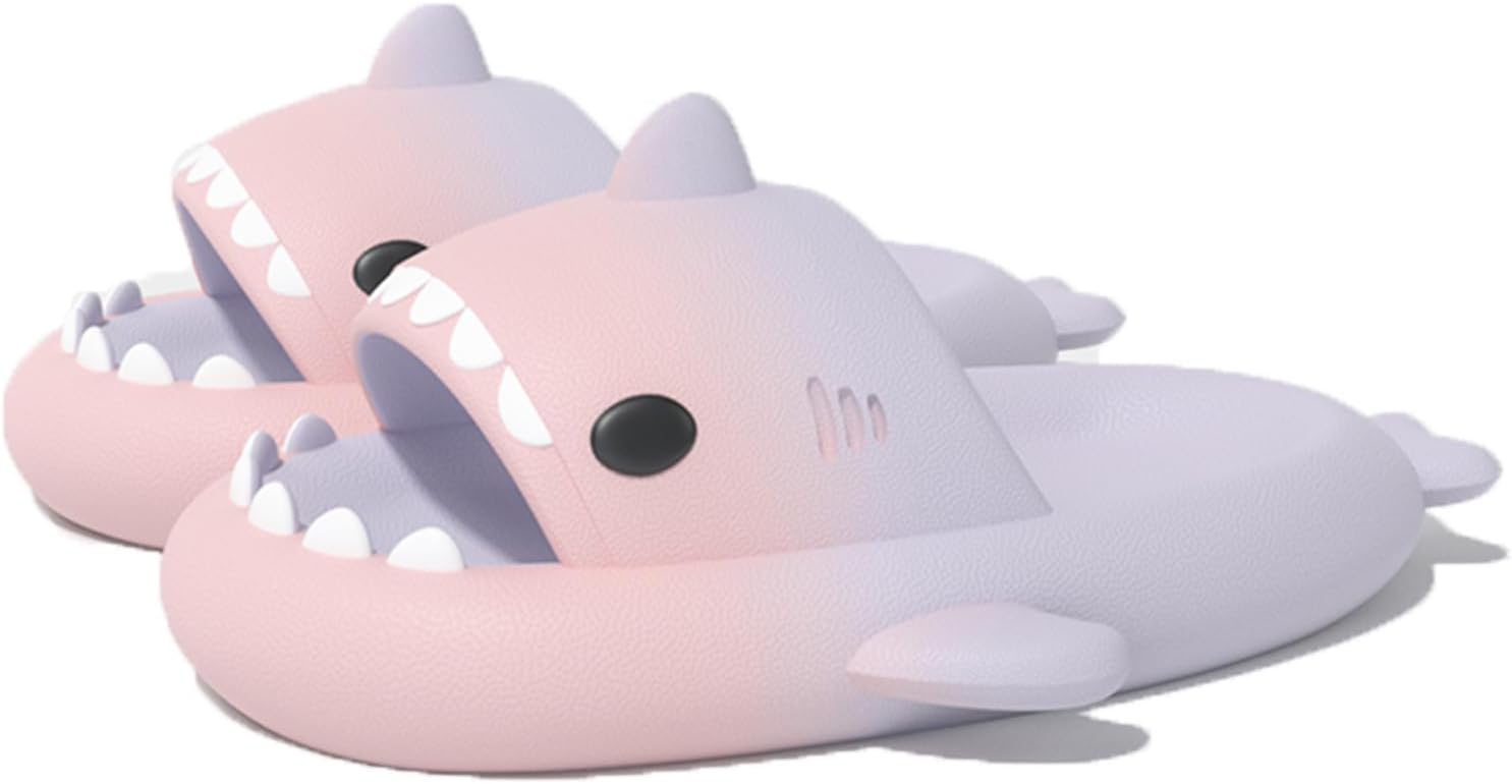 Тапочки Zureto Shark Cloud, милые тапочки с рисунком акулы для дома и улицы для женщин и мужчин, фиолетовый
Тапочки Zureto Shark Cloud, милые тапочки с рисунком акулы для дома и улицы для женщин и мужчин, фиолетовый