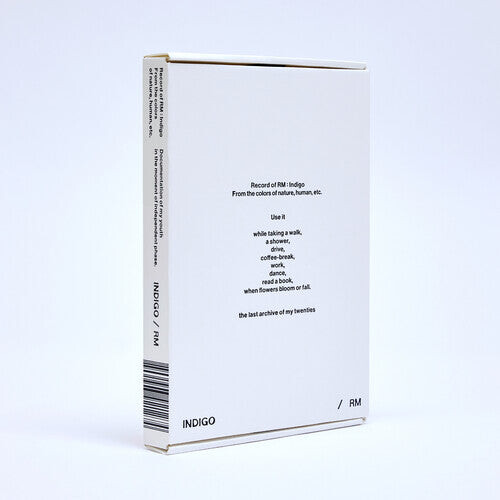 CD диск Rm (Bts): RM (BTS) Indigo Book Edition 
CD диск Rm (Bts): RM (BTS) Indigo Book Edition