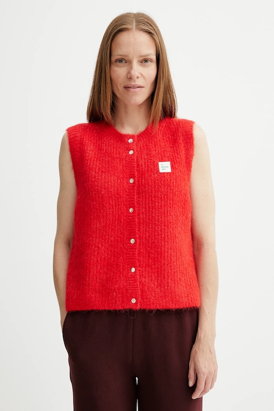 Жилет с добавлением шерсти American Vintage, красный
Жилет с добавлением шерсти American Vintage, красный