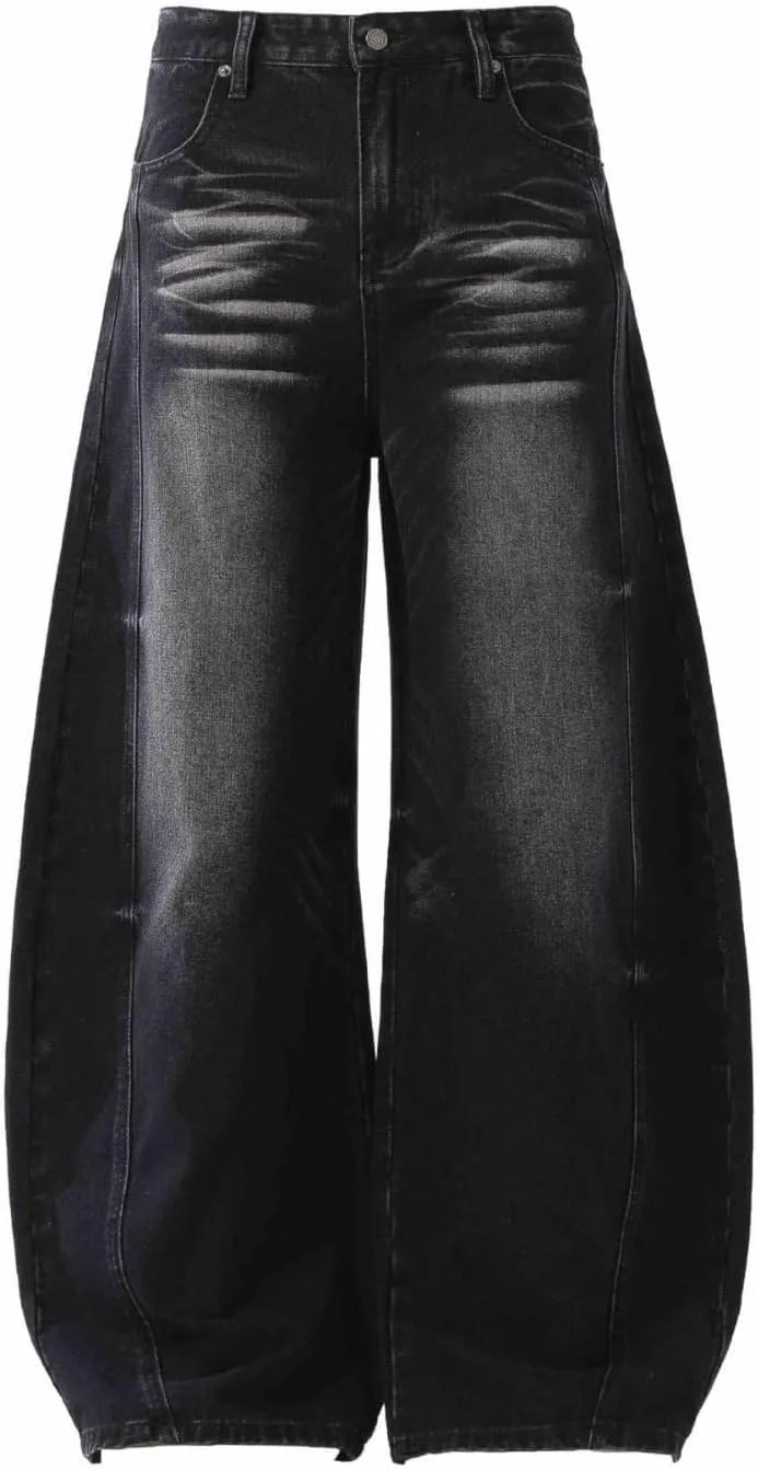 Женские американские ретро джинсы wide leg с потертостями Zivovota
Женские американские ретро джинсы wide leg с потертостями Zivovota