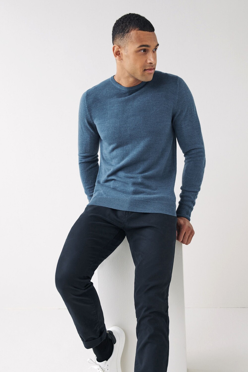 Мягкий вязаный свитер Next, синий
Мягкий вязаный свитер Next, синий