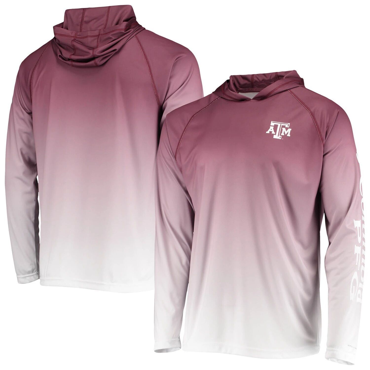 Мужской топ с капюшоном и длинными рукавами Columbia PFG Maroon Texas A&M Aggies Terminal Tackle Omni-Shade UPF 50
Мужской топ с капюшоном и длинными рукавами Columbia PFG Maroon Texas A&M Aggies Terminal Tackle Omni-Shade UPF 50