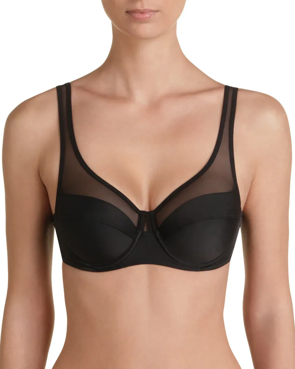 Просторный бюстгальтер на косточках большой вместимости с тюлем Dim, черный
Просторный бюстгальтер на косточках большой вместимости с тюлем Dim, черный