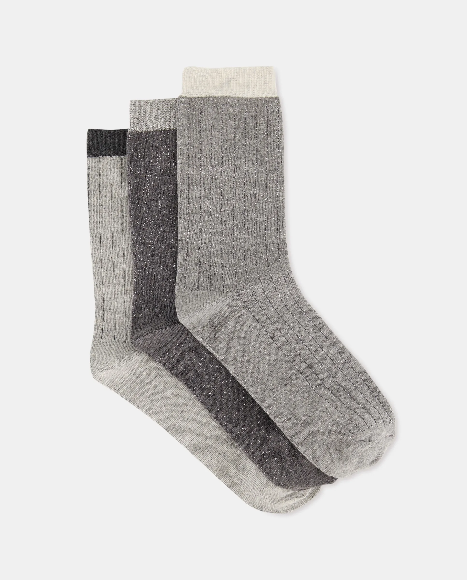 Три пары женских носков с принтом Green Coast, серый
Три пары женских носков с принтом Green Coast, серый