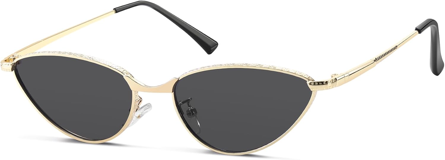 Длинные модные овальные солнцезащитные очки «кошачий глаз» для женщин в стиле ретро 90-х, маленькие стильные солнцезащитные очки «кошачий глаз» в металлической оправе A2267 A LONG, Gold/Grey Lens
Длинные модные овальные солнцезащитные очки «кошачий глаз» для женщин в стиле ретро 90-х, маленькие стильные солнцезащитные очки «кошачий глаз» в металлической оправе A2267 A LONG, Gold/Grey Lens