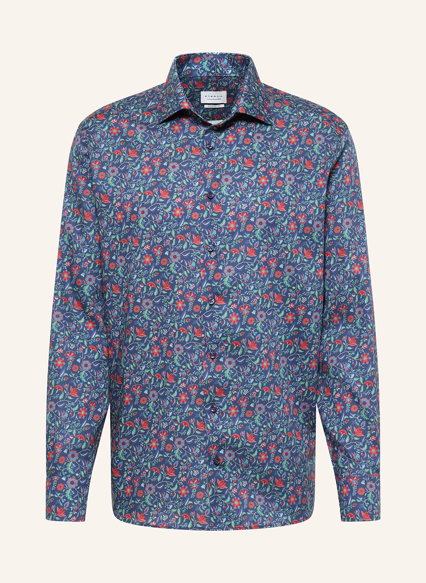 Рубашка удобного кроя Eterna, мультиколор 
Рубашка удобного кроя Eterna, мультиколор