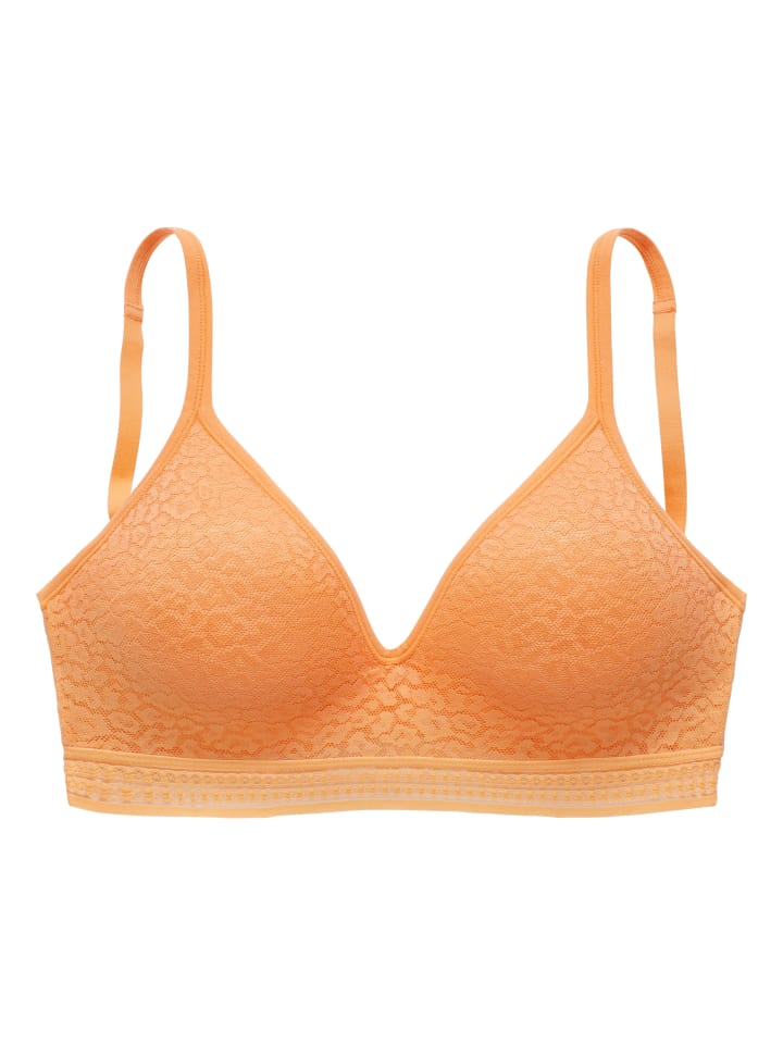 Бюстгальтер без косточек LASCANA, оранжевый
Бюстгальтер без косточек LASCANA, оранжевый