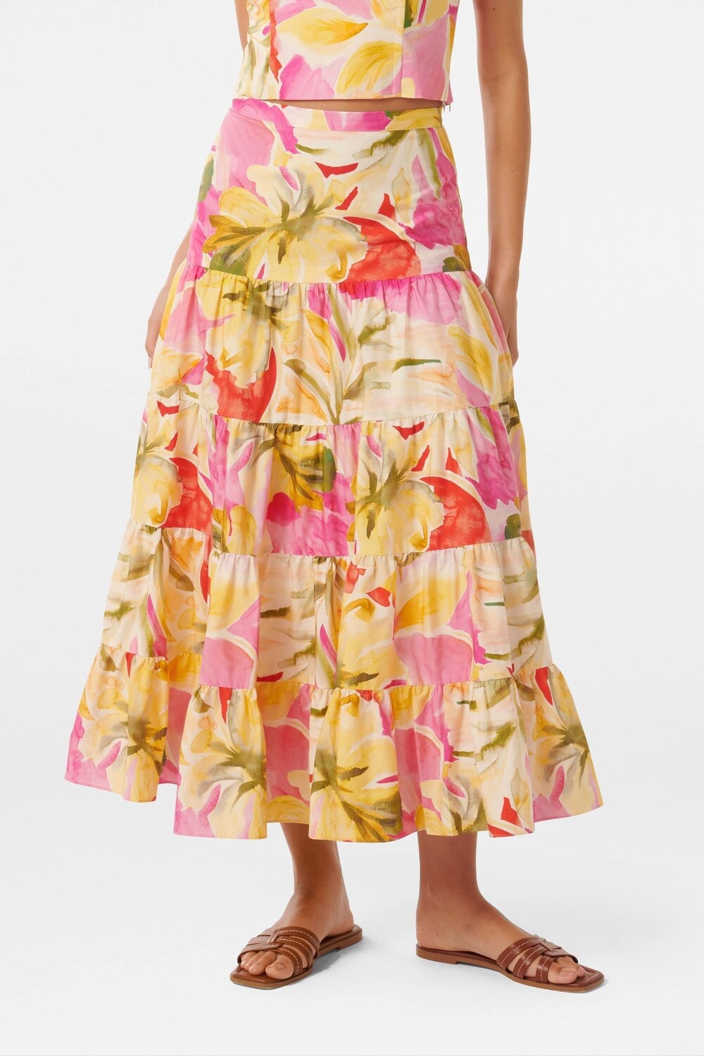 Многоярусная юбка миди Tilly Forever New, желтый
Многоярусная юбка миди Tilly Forever New, желтый