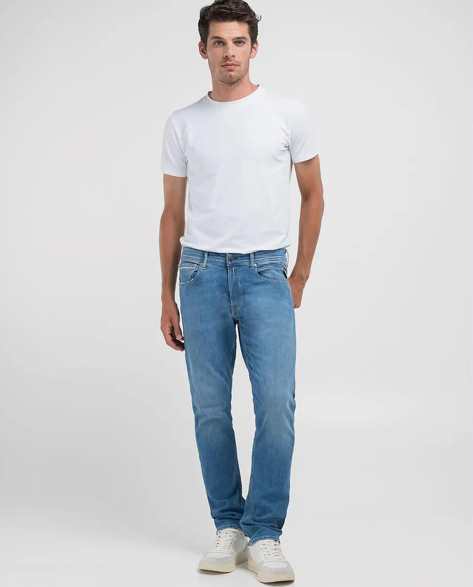 Мужские прямые джинсы с карманами Replay, синий
Мужские прямые джинсы с карманами Replay, синий