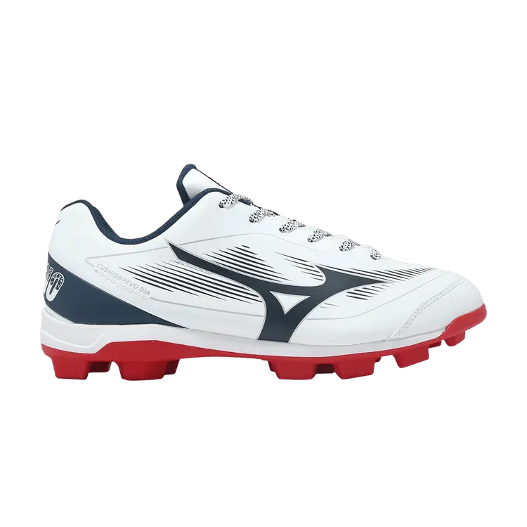 Бутсы Mizuno CushionRevo DIA Wide 'USA', белый
Бутсы Mizuno CushionRevo DIA Wide 'USA', белый