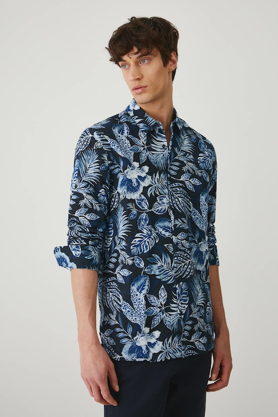 Льняная рубашка Medicine, темно-синий 
Льняная рубашка Medicine, темно-синий