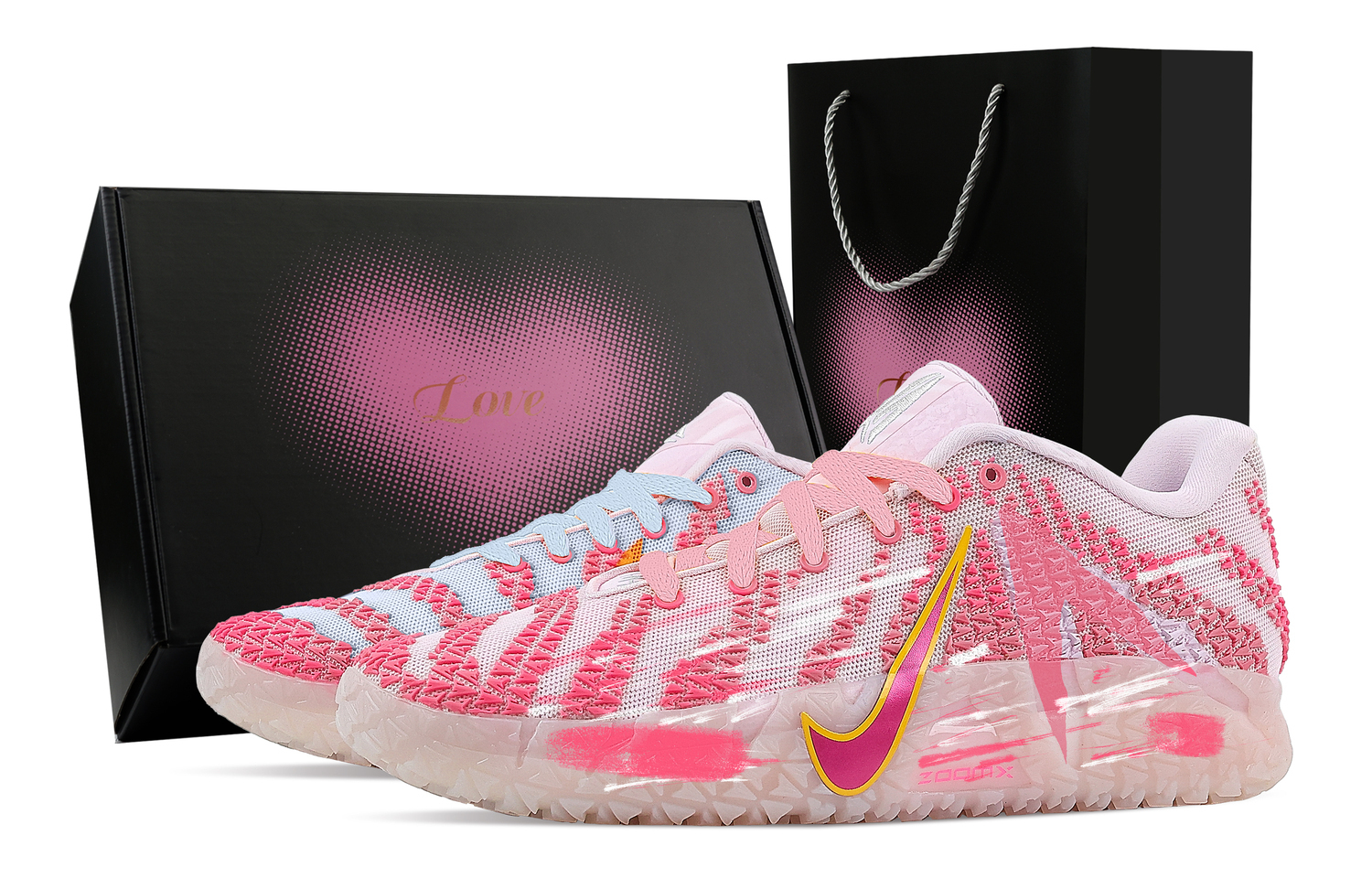 Nike Ja Morant 3 Midnight Seaside, Heart Box Rebound Grip Low top Basketball Shoes Men's Pink Blue
Nike Ja Morant 3 Midnight Seaside, Heart Box Rebound Grip Low top Basketball Shoes Men's Pink Blue