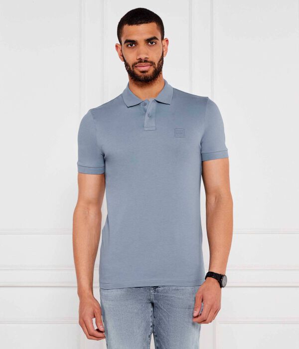 Рубашка поло пассажир Slim fit Boss Orange, синий
Рубашка поло пассажир Slim fit Boss Orange, синий