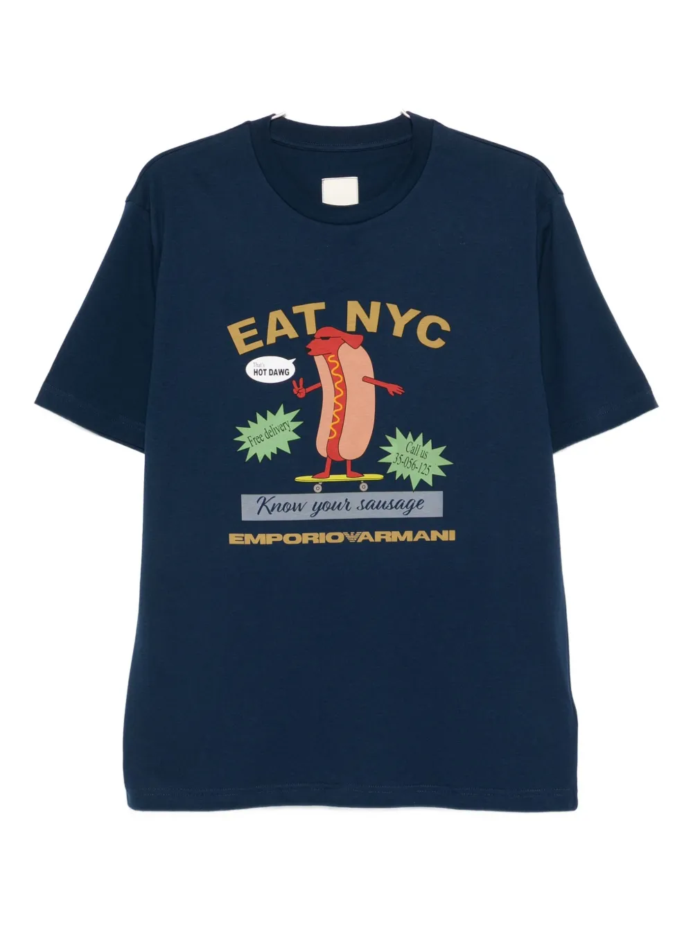 Футболка из хлопка с графическим принтом EMPORIO ARMANI, синий
Футболка из хлопка с графическим принтом EMPORIO ARMANI, синий