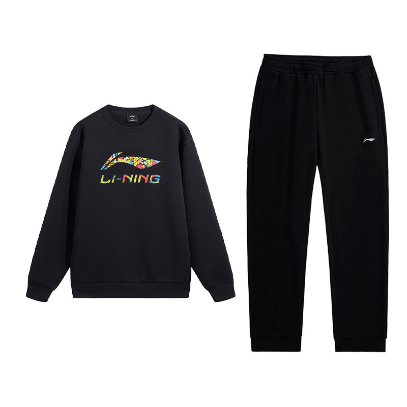 Толстовка Li-Ning, мужской комплект из 2 предметов, черный top+черный pants
Толстовка Li-Ning, мужской комплект из 2 предметов, черный top+черный pants