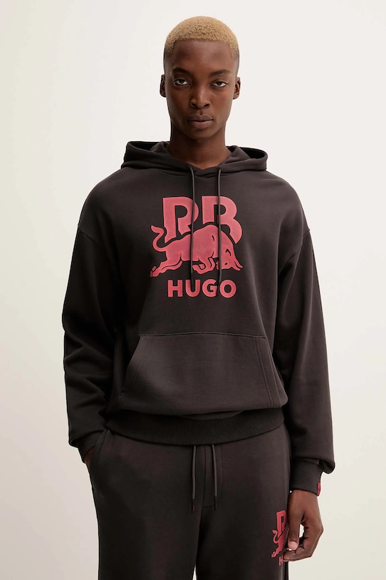 Хлопковая толстовка Hugo, коричневый
Хлопковая толстовка Hugo, коричневый