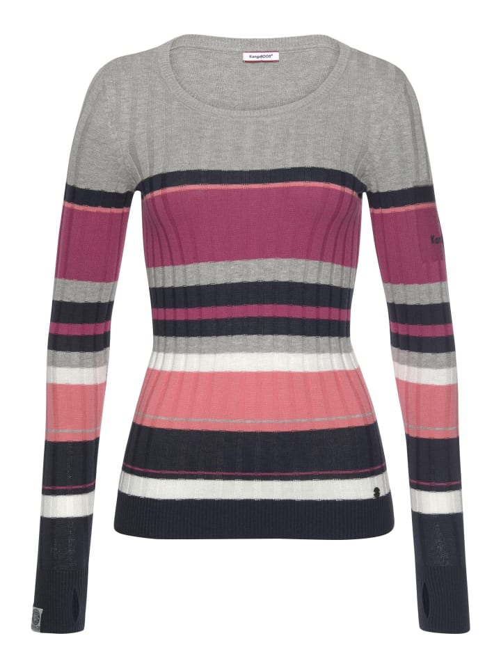 Свитер с круглым вырезом в ярком фиолетовом цвете Kangaroos
Свитер с круглым вырезом в ярком фиолетовом цвете Kangaroos