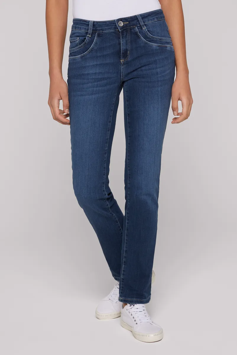 Джинсы SOCCX обычного кроя, с нормальной высотой талии, синий
Джинсы SOCCX обычного кроя, с нормальной высотой талии, синий