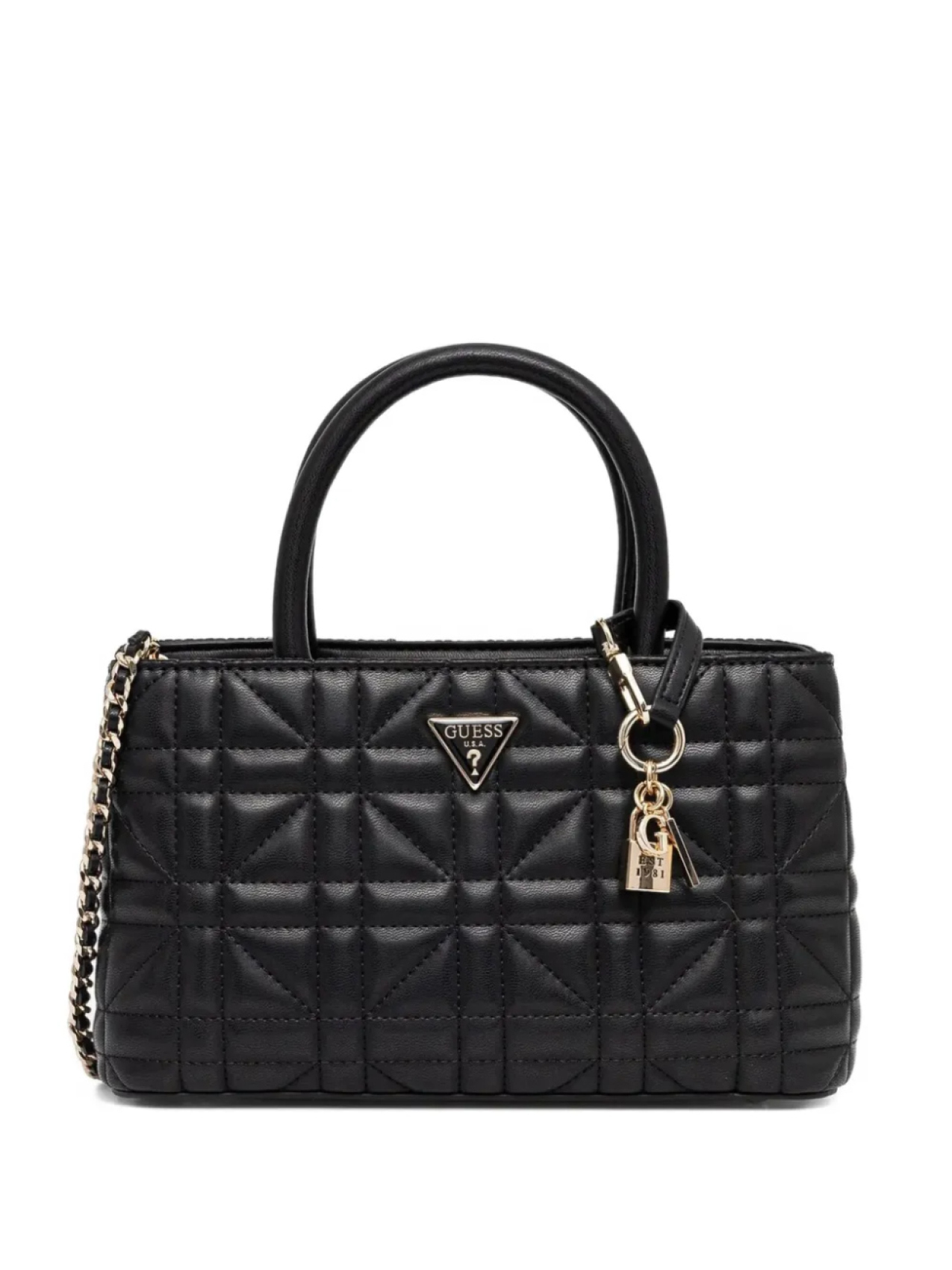 Стеганая сумка-тоут GUESS USA, черный
Стеганая сумка-тоут GUESS USA, черный