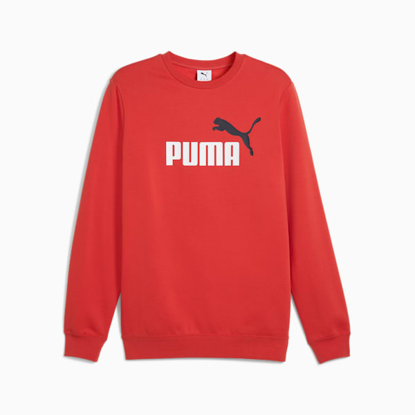 Мужская флисовая толстовка с круглым вырезом Puma Logo Essentials, красный
Мужская флисовая толстовка с круглым вырезом Puma Logo Essentials, красный