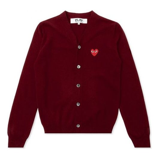Кардиган COMME des GARCONS PLAY Knit Cardigan Red Emblem 'Burgundy' AZ-N008-051-4, бордовый
Кардиган COMME des GARCONS PLAY Knit Cardigan Red Emblem 'Burgundy' AZ-N008-051-4, бордовый