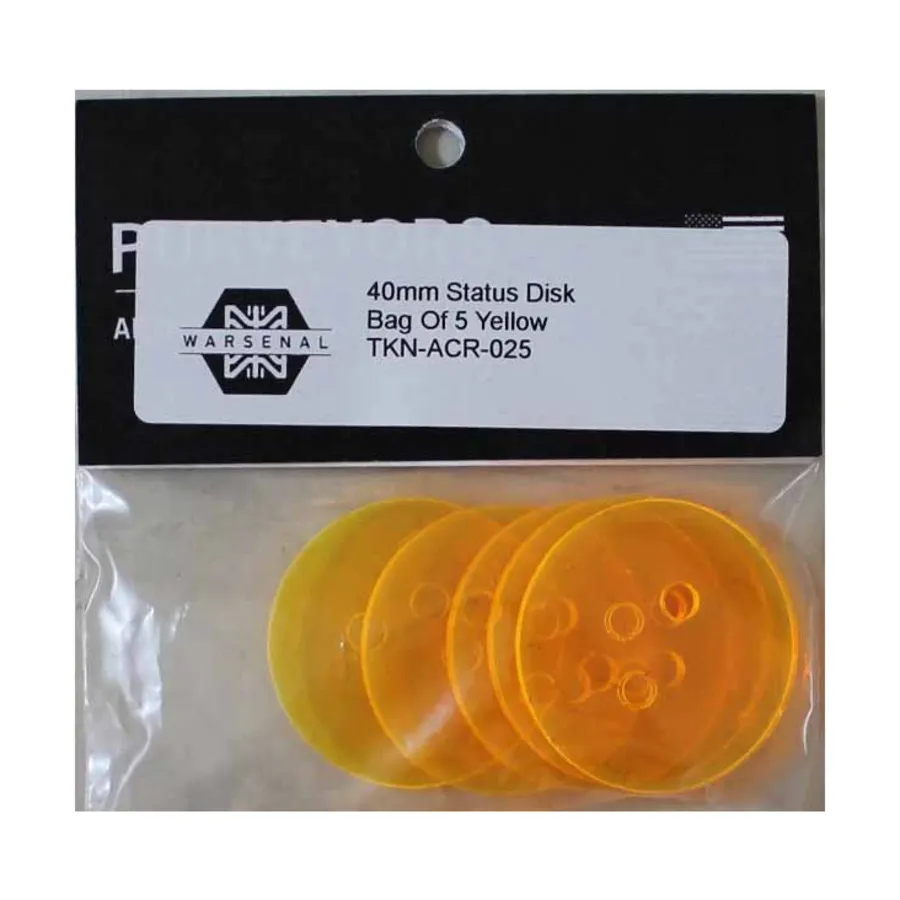 Статусные диски 40 мм — желтые, Infinity Markers & Tokens (Warsenal)
Статусные диски 40 мм — желтые, Infinity Markers & Tokens (Warsenal)