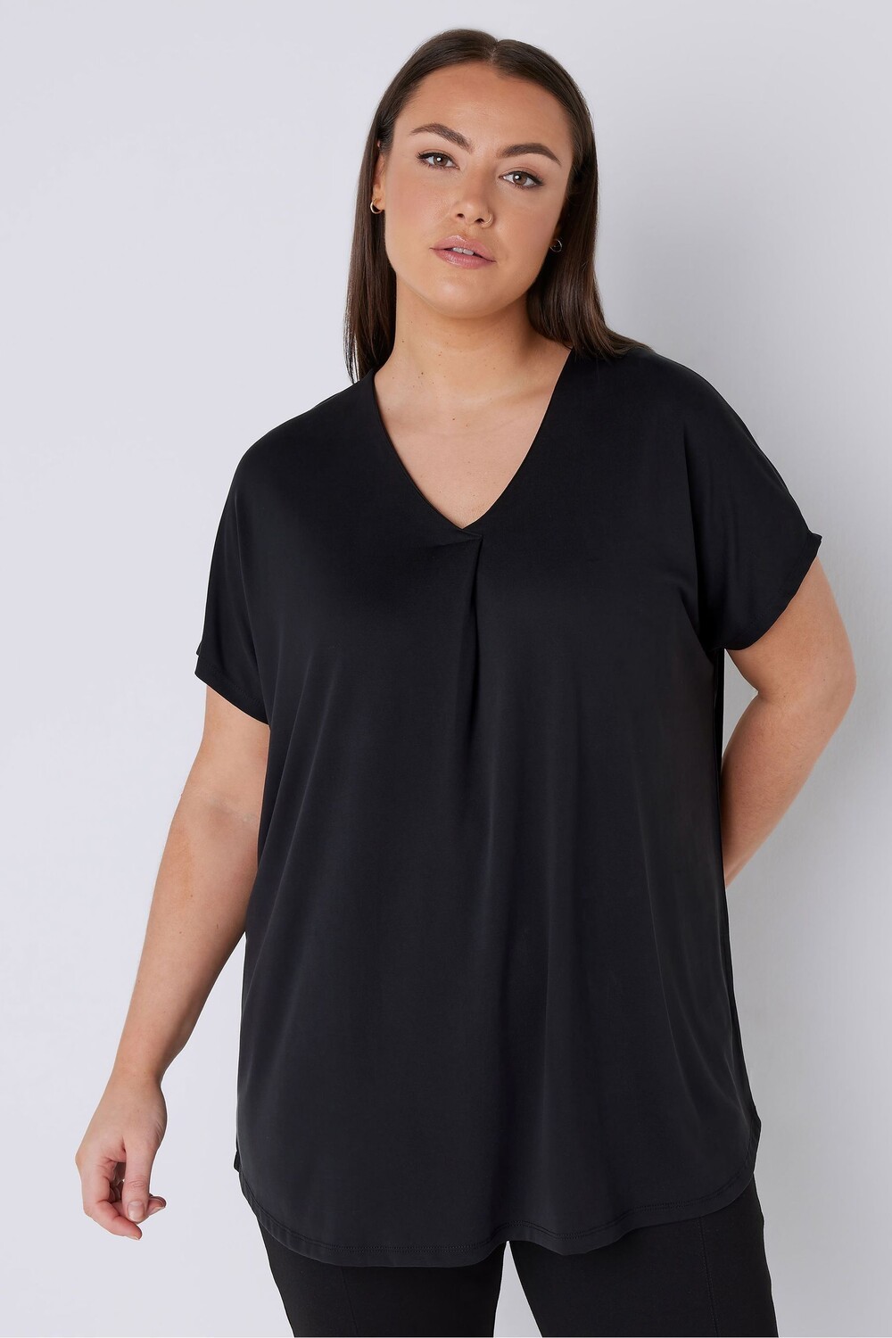 Топ с вырезом в области декольте Evans, черный
Топ с вырезом в области декольте Evans, черный