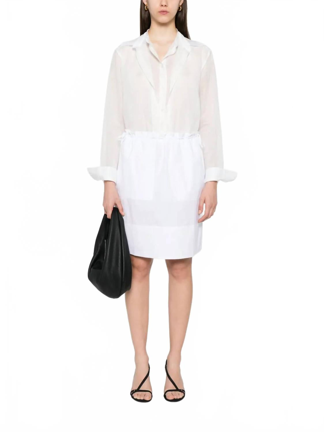 Белая рубашка с двойным воротником Toteme
Белая рубашка с двойным воротником Toteme